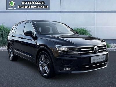 Gebraucht VW Tiguan Allspace Highline 150 PS (110 kW) 2018 Schwarz  metallicperleffektno SUV