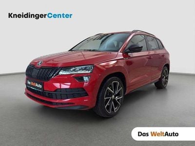 Mittelrot metallic Gebraucht 2019 Skoda Karoq SportLine SUV | € 24.950 (Guter Preis)