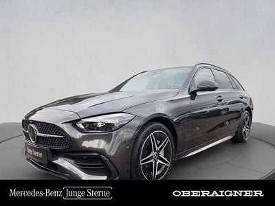Grau Gebraucht 2024 Mercedes C300e AMG Kombi | € 52.900 (Fairer Preis)