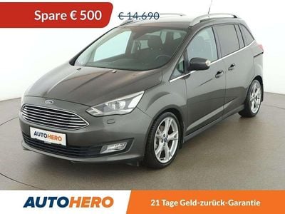 Grau Gebraucht 2015 Ford Grand C-Max Titanium Van / Kleinbus | € 14.190