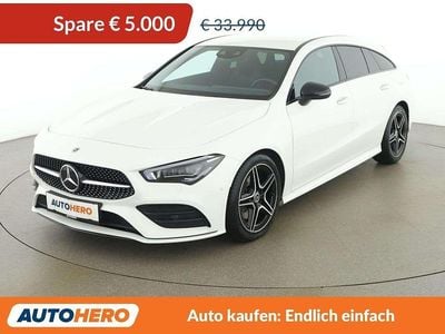 Gebraucht Mercedes CLA200 Shooting Brake AMG line 150 PS (110 kW) 2020 Weiß Kombi