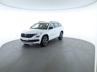 Weiss metallic Gebraucht 2020 Skoda Kodiaq SportLine SUV | € 34.550 (Etwas zu teuer)