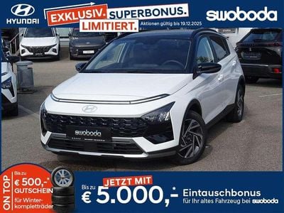 Atlas white weiß Gebraucht 2024 Hyundai Bayon GO! SUV | € 21.480 (Superpreis)