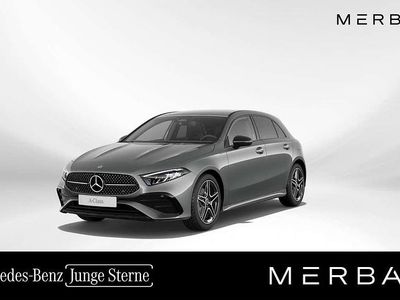 Grau Gebraucht 2024 Mercedes A180 AMG line Limousine | € 35.990 (Teuer)
