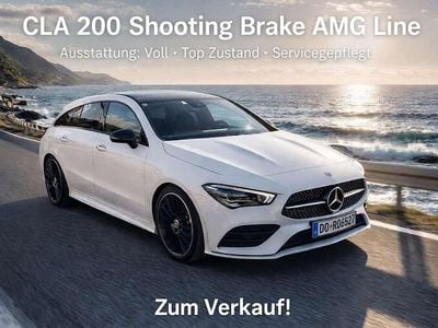 Gebraucht Mercedes CLA200 Shooting Brake AMG line 163 PS (119 kW) 2022 Weiß Kombi