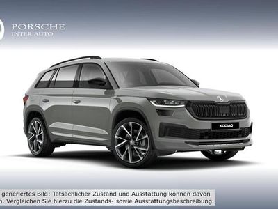 Mittelgrau normal Gebraucht 2022 Skoda Kodiaq SportLine SUV | € 42.990 (Teuer)