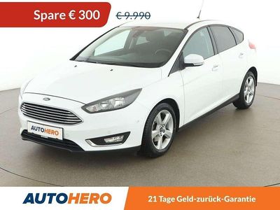 Weiß Gebraucht 2015 Ford Focus Titanium Kleinwagen | € 9.690 (Teuer)