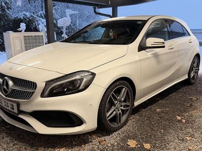 Gebraucht Mercedes A180 AMG line 122 PS (89 kW) 2017 Weiß Limousine