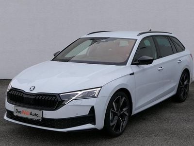Neu Skoda Octavia SportLine 150 PS (110 kW) 2026 Weiss  metallic Kombi