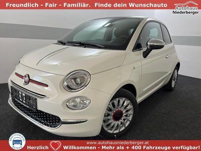 gebraucht Fiat 500 RED PANORAMA TEMPOMAT KLIMAAUTOMATIK