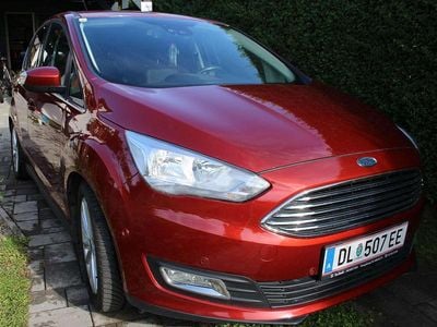 Gebraucht Ford C-MAX Titanium 125 PS (91 kW) 2015 Rot Van / Kleinbus