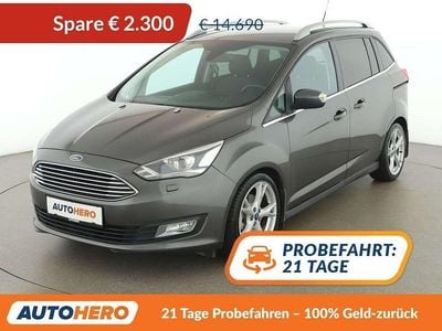 Gebraucht Ford Grand C-Max Titanium 182 PS (133 kW) 2015 Grau Van / Kleinbus