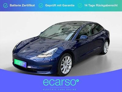 Blau Gebraucht 2020 Tesla Model 3 Long Range AWD Limousine | € 23.990 (Fairer Preis)