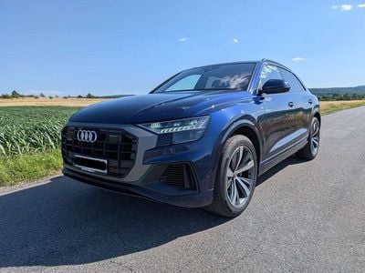 Blau Gebraucht 2019 Audi Q8 S-Line SUV | € 57.900 (Etwas zu teuer)