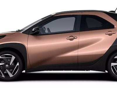 gebraucht Toyota Aygo X "Envy / EU-Lounge" LIEFERUNG KOSTENLOS! 1.5 Hybrid 115PS CVT/AUTOMATIK, 3J Garantie, 18" Alu, FALTDACH, Smart Entry, Dach schwarz, Privacy-Glas, Sitzheizung, Parksensoren v/h, Rückfahrkamera, 2-Zonen-Klimaautomatik, Audiosystem 10,5" + Cloud