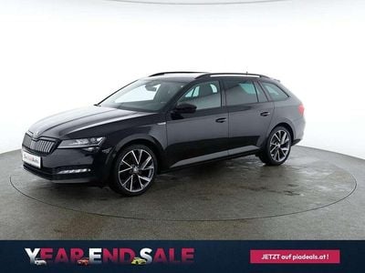 Schwarz metallicperleffektno Gebraucht 2021 Skoda Superb SportLine Kombi | € 23.950 (Guter Preis)
