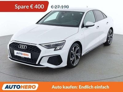Gebraucht Audi A3 S-Line 150 PS (110 kW) 2021 Weiß Limousine