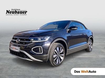 Schwarz metallicperleffektno Gebraucht 2024 VW T-Roc Cabriolet Style Cabrio | € 29.990