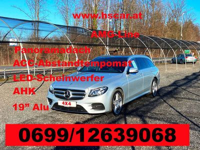 gebraucht Mercedes E220 AMG Line 4Matic-LED-Kamera-ACC-AHK