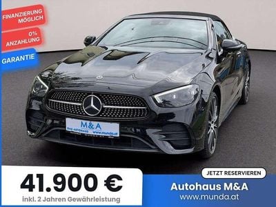 Gebraucht Mercedes E220 AMG line 194 PS (142 kW) 2021 Schwarz Cabrio