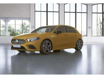 Gelb Gebraucht 2021 Mercedes A180 AMG line Kleinwagen | € 22.950 (Guter Preis)