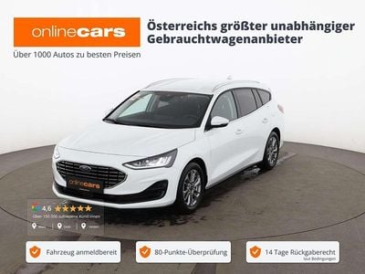 gebraucht Ford Focus Turnier 1.5 EcoBlue Titanium X Aut LED NAVI