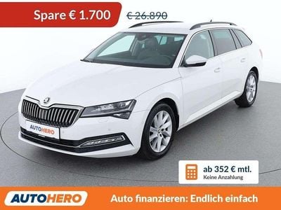 Gebraucht Skoda Superb Style 150 PS (110 kW) 2021 Weiß Kombi
