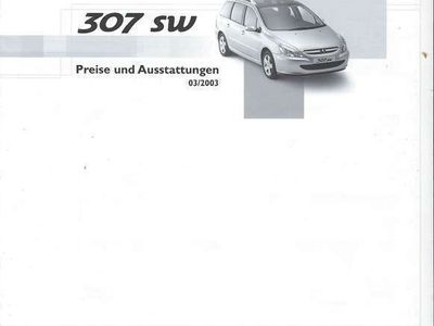 gebraucht Peugeot 307 SW Premium HDI 90