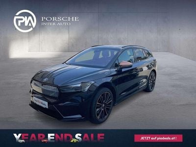 Schwarz metallicperleffektno Gebraucht 2022 Skoda Enyaq iV SUV | € 39.990 (Teuer)