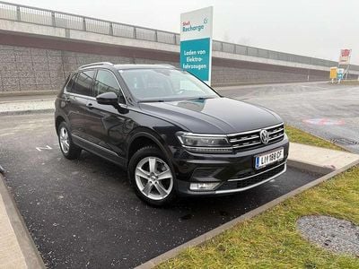 Schwarz Gebraucht 2016 VW Tiguan Highline SUV | € 16.500 (Superpreis)