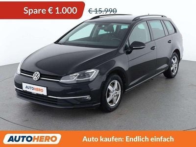 Gebraucht VW Golf VII Comfortline 116 PS (85 kW) 2019 Schwarz Kombi