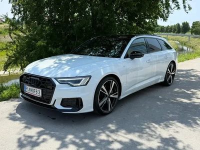 Weiss metallic Neu 2025 Audi A6 S-Line Kombi | € 76.900 (Teuer)