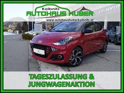 Neu Hyundai i10 N Line 90 PS (66 kW) 2025 Schwarz Kleinwagen