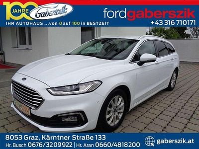 Gebraucht Ford Mondeo Titanium 140 PS (102 kW) 2021 Weiß weiß  metallic Kombi