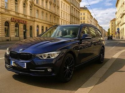 Gebraucht BMW 320 Sport Line 190 PS (139 kW) 2015 Blau Kombi