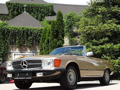 Chapagnermetallic Gebraucht 1980 Mercedes SL450 Cabrio | € 46.900