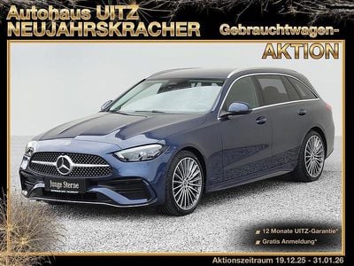 Metalliclack sodalithblau Gebraucht 2024 Mercedes C200 AMG Kombi | € 44.755 (Etwas zu teuer)