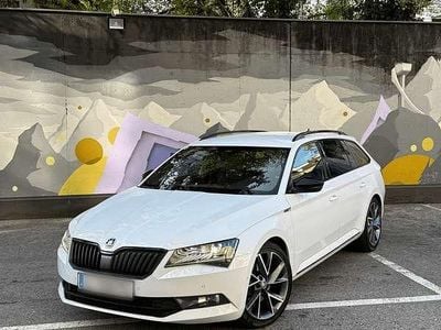 Gebraucht Skoda Superb SportLine 150 PS (110 kW) 2019 Weiß Kombi