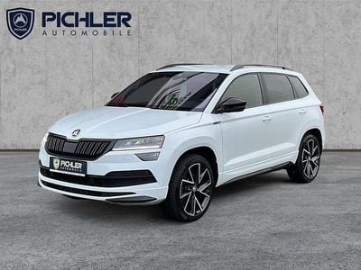 Weiss metallic Gebraucht 2021 Skoda Karoq SportLine SUV | € 25.900 (Fairer Preis)