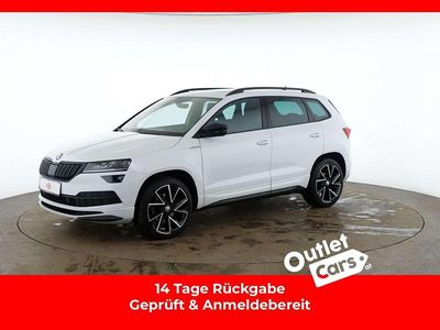 Weiss metallic Gebraucht 2021 Skoda Karoq SportLine SUV | € 29.990 (Fairer Preis)