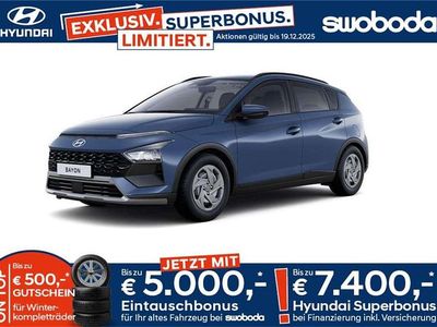 Neu Hyundai Bayon GO! 101 PS (74 kW) 2025 Vibrant blue  blau SUV