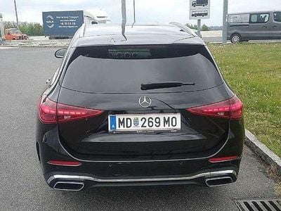 Schwarz Gebraucht 2022 Mercedes C220 AMG line Kombi | € 37.990 (Teuer)