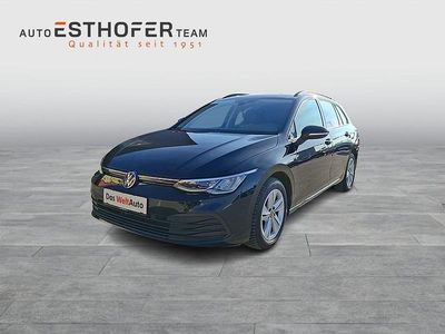 Gebraucht VW Golf VIII Life 110 PS (80 kW) 2022 Schwarz  metallicperleffektno Kombi