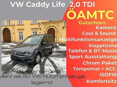 gebraucht VW Caddy Kombi Comfortline 20 TDI ÖAMTC TEST Sport-Komf...