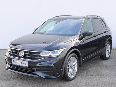 Gebraucht VW Tiguan R-line 150 PS (110 kW) 2021 Schwarz  metallicperleffektno SUV