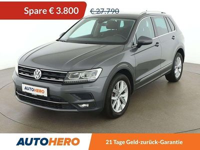 Grau Gebraucht 2019 VW Tiguan Highline SUV | € 23.990 (Superpreis)