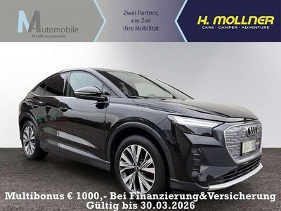 Gebraucht Audi Q4 Sportback e-tron Advanced 150 kW (204 PS) 2022 Schwarz SUV
