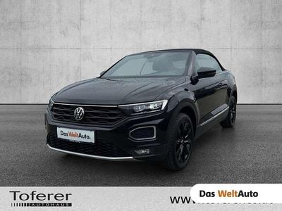 Schwarz metallic Gebraucht 2021 VW T-Roc Cabriolet Style Cabrio | € 29.990 (Teuer)