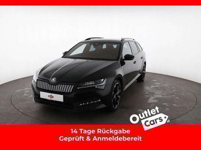 Gebraucht Skoda Superb SportLine 156 PS (114 kW) 2020 Schwarz Kombi