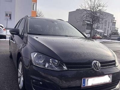 Gebraucht VW Golf VII LOUNGE 110 PS (80 kW) 2015 Schwarz Kombi